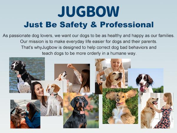 Jugbow Dog Training Collar - 4500FT Dog Shock Collar with Remote, 4 Training Modes, Security Lock, IPX8 Waterproof, Rechargeable e-Collar for All Breeds Barking Collar Pet Products DT61 Jugbow Dog Training Collar - 4500FT Dog Shock Collar with Remote, 4 Training Modes, Security Lock, IPX8 Waterproof, Rechargeable e-Collar for All Breeds Barking Collar Pet Products DT61