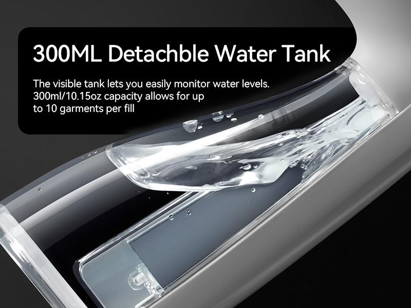 HiLIFE 2024 New Steamer for Clothes,Garment Steamer, Fast Wrinkle Removal,Large Tank, All Fabrics, Easy to Use, Portable Travel rechargeable usb