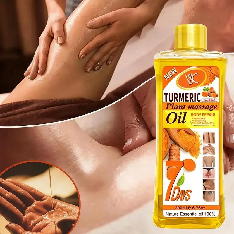 (Buy 3 get 1 girft)Turmeric Oil, Facial and Body Massage Oil, Winter Facial Moisturizing Massage Oil, Winter Body Care Oil, Top Choice for Spa Massage Oil, Suitable for All Skin Types