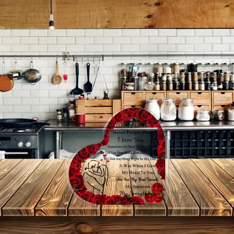 MUNBYN Valentines Day Gifts -“I Love You” Acrylic Puzzle Message,Romantic Present for Him or Her, Perfect for Anniversary, Birthday, Wedding, Husband or Wife MUNBYN Valentines Day Gifts -“I Love You” Acrylic Puzzle Message,Romantic Present for Him or Her, Perfect for Anniversary, Birthday, Wedding, Husband or Wife