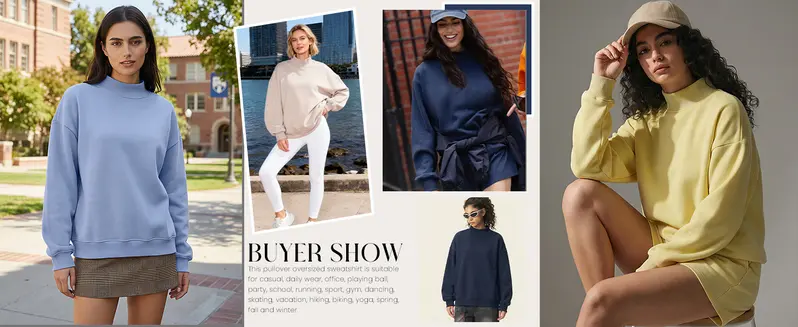 Casual Sweatshirt Outfit Styling