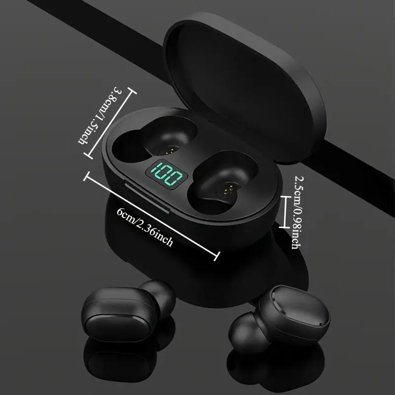 A6S TWS Wireless Bluetooth Headset With Digital Display Earphone Bluetooth Sport In Ear Earbuds Headset with Mic for IOS & Android