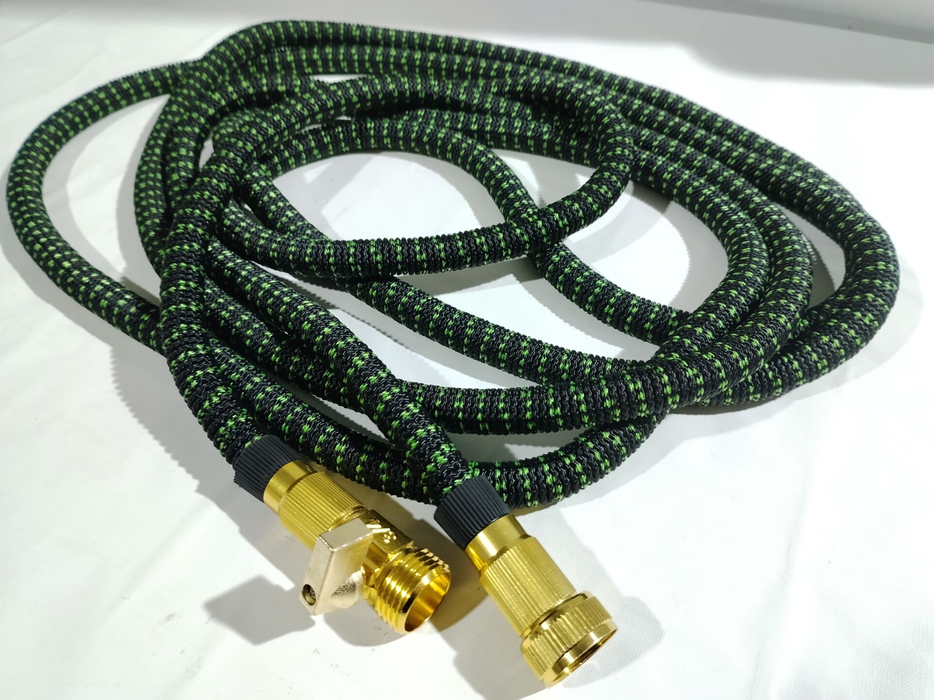 25/50/75/100FT Expandable Garden Hose, Water Pipe With 10-Function Nozzle, Additional Strength 2500D, Durable Flexible Water Pipe Without Kink, 3/4" Solid Fittings, Outdoor Tools