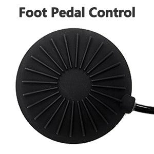 GARVEE Drain Cleaner Machine 30Ft x 3/10In, Auto-feed Electric Drain Auger, Piano Wire Cable, Foot Switch, for Sinks, Toilets, Floor Drains