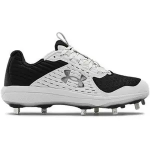 Under Armour Men's UA Yard MT Baseball Cleats Black/White/Black - 3022999-002
