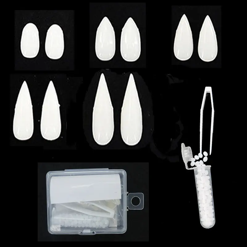 5-Pairs Fang Canine False Teeth, Vampire Zombie Cosplay Props, Halloween Party Accessories (Festive & Party Supplies), Party Accessory
