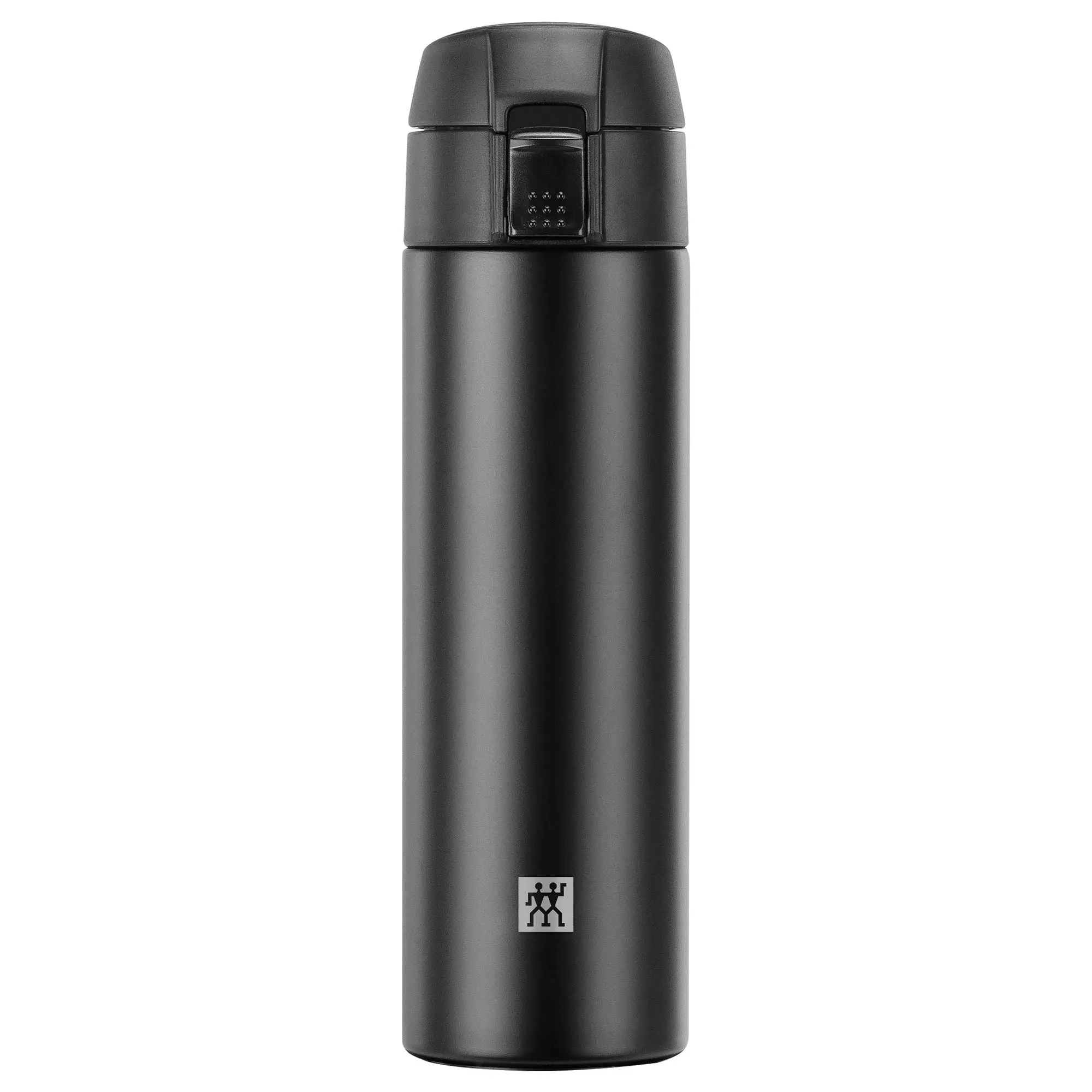ZWILLING Vacuum Insulated Thermo Travel Flask, 15.2 oz Matte Black Kitchen Drinkware Bottle