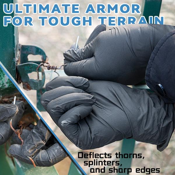 6Mil Heavy Duty Nitrile Disposable Gloves, Extra Strength Industrial Grade Puncture Resistant, Professional Work Cleaning Gloves for Mechanics Plumbing Construction Landscaping Gardening Farming Automotive Repair Painting Home DIY Tool