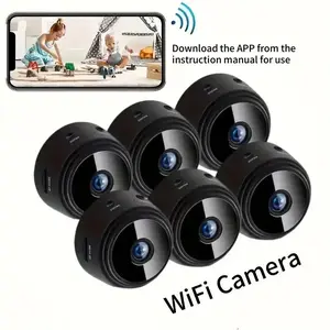 4/6pcs Mini Wireless Surveillance Camera with 2.4G WiFi, HD 1080P,Night Vision, Audio, USB Power, Remote View, Wide-Angle, Easy to Carry, for Home, Pet, Bedroom, Black Friday Deals
