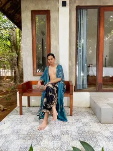 Mak Tie Dye Hippie Pants - Marble