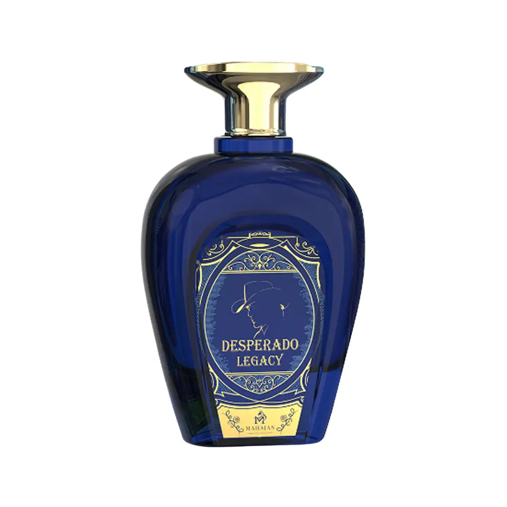 Mahajan Desperado Legacy Alcohol-Based Bold Fragrance for Men, 3.4 oz Eau De Parfum with Crisp Oceanic Freshness, Sea Notes, Grapefruit, Smoky Woods, Woody Spicy & Amber Notes, Long-Lasting Masculine Fragrances Perfumes, Edp Scents
