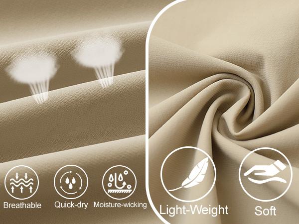 MAELREG Men’s Golf Pants, Stretch Quick Dry Lightweight Trousers, Classic Fit Casual Work Dress Pants with Pockets