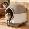 Warcat 90L Automatic Litter Box Unit - Smart Self-Cleaning, 2.4G WiFi, App/Phone Total Control, Smart/Safety Sensors, Radar Cycle Stop, 10-Day Waste Drawer, Scented Gel Odor Control, Quiet, Multi-Cat Fit Gift for Cat Lovers #Familyfun #Cozyhome