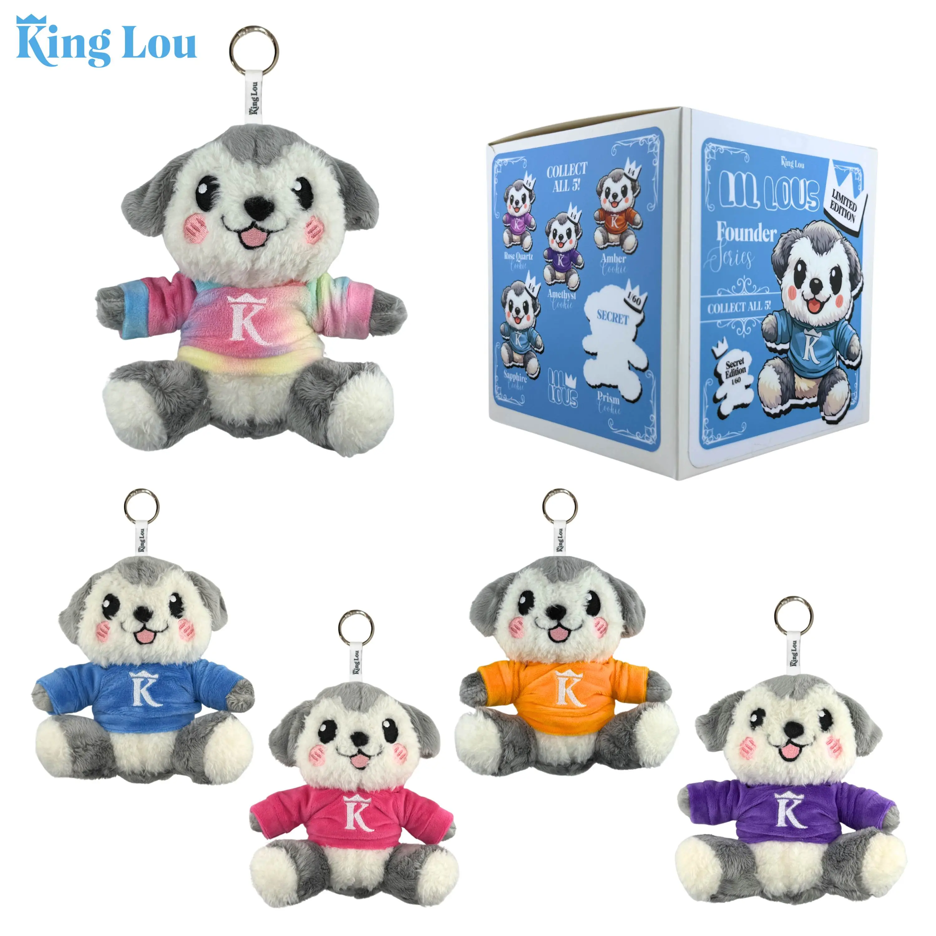 Lil' Lou Limited Edition Plush Collectible Keychain: Founder Series Cookie