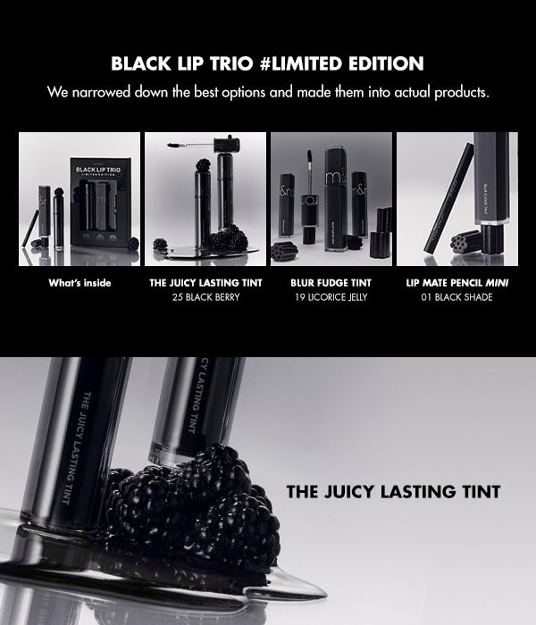 [rom&nd Official Shop] rom&nd BLACK LIP TRIO