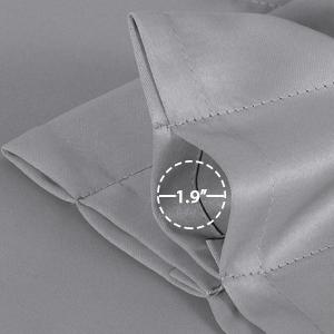 H.VERSAILTEX Blackout Curtain Valances for Kitchen Windows/Living Room/Bathroom Privacy Protection Rod Pocket Decoration Scalloped Winow Valance Curtains