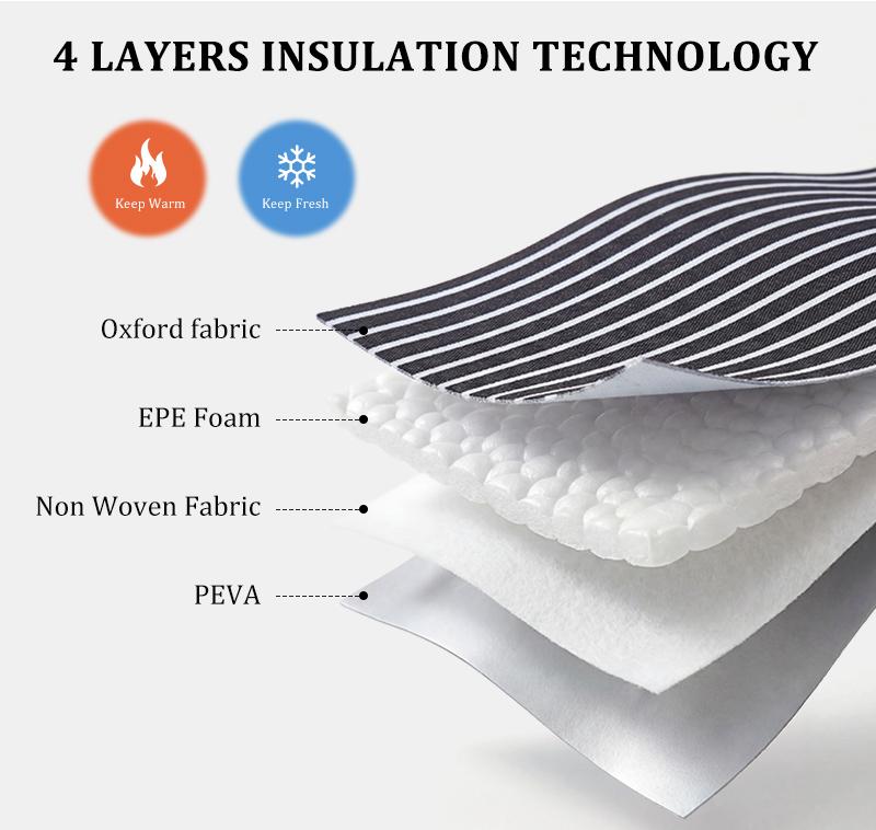 Diaper Bag Baby Bag Mommy Tote Bag Organizer Bag Insulated Baby Bottle Bag 11L for Travel Daily Use for Women