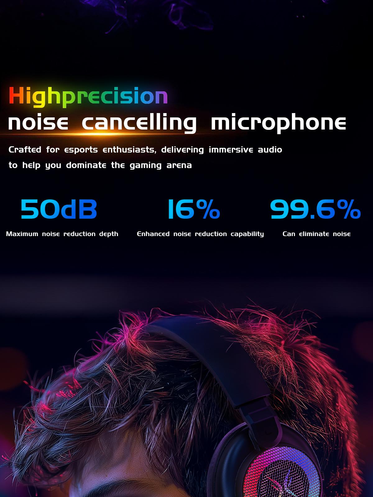 [Buy One Get One Free] TAGRY TRONICX K3/K12 Wireless Gaming Headset Version 5.3, 7.1 Surround Sound, 50mm Drivers, Low Latency ENC Microphone for PC PS4 PS5 for PC Laptop Headphone Audio for Gaming & Music