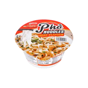 Acecook Oh! Ricey Pho Beef Flavor Instant Rice Noodles Bowl 71g - Authentic Vietnamese Pho