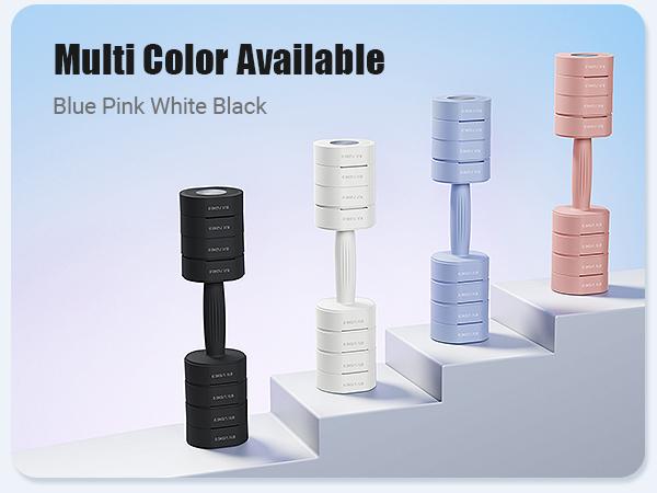 Merach Adjustable Dumbbell Set, 4 in 1 Free Weights Dumbbells Each 2.2-8.8LBS Hand Weights for Women Soft Rubber Handle for Home Gym Exercise Training, TikTokShopBlackFriday