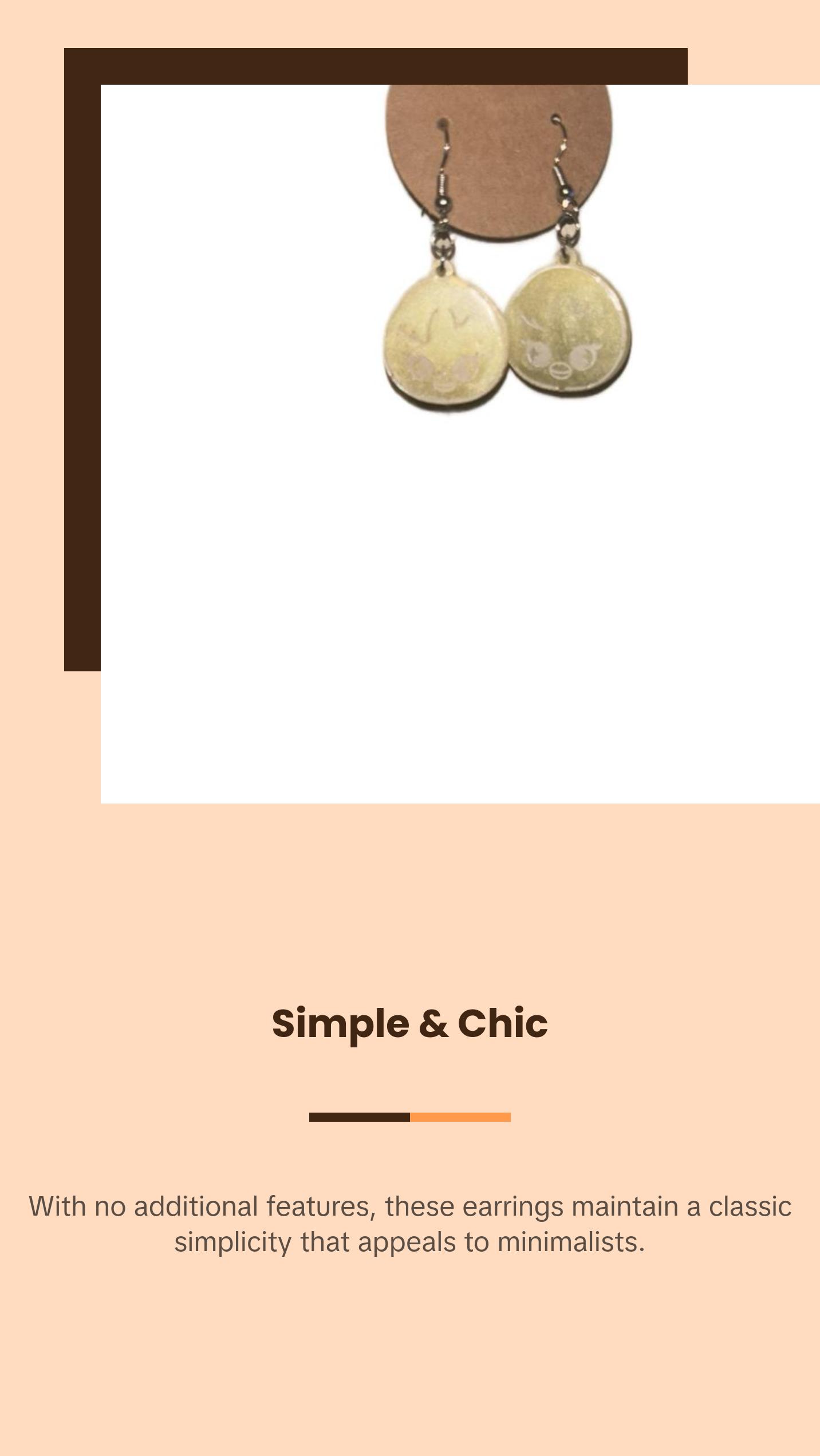 SK zoo dangle earrings