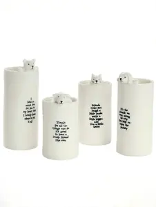 Animal in Bloom Porcelain Vase - Multiple Options