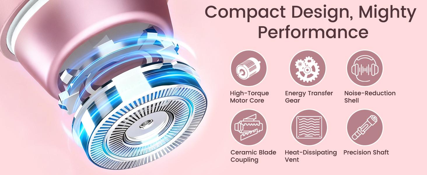 AKUNBEM Bikini Trimmer for Women, Rechargeable Dual Head Electric Razor, 2-in-1 Painless Shaver for Face, Bikini, Arms & Legs, Waterproof Grooming Kit AKUNBEM Bikini Trimmer for Women, Rechargeable Dual Head Electric Razor, 2-in-1 Painless Shaver for Face, Bikini, Arms & Legs, Waterproof Grooming Kit