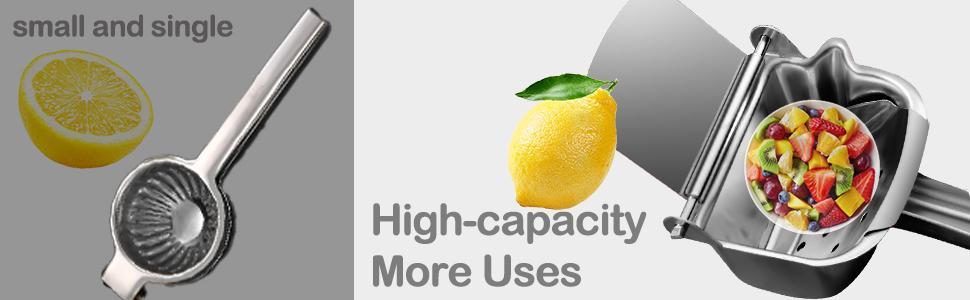 Real Stainless Steel Lemon Squeezer Citrus Juicer Hand Press Heavy Duty Manual Squeeze Juice Extractor Maker Orange Lime Grapefruit Presser Real Stainless Steel Lemon Squeezer Citrus Juicer Hand Press Heavy Duty Manual Squeeze Juice Extractor Maker Orange Lime Grapefruit Presser