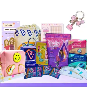 Period Kit for Tweens - First Period Kit for Girls 9-12 10-14 for School- Comfort Fit Feminine Pads Designed for Tween Teens Needs- Period Bags for Teen (Pink)