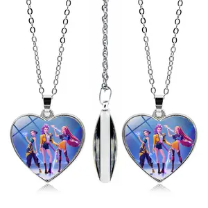 Korea Pop Necklace Demon Movie Toys Hunters Jewelry Necklace Holiday Birthday Versatile Gifts Lovers Gift