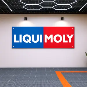 Liqui Moly Flag Banner - Office Garage Wall Decors Fans Gift 71x24 in