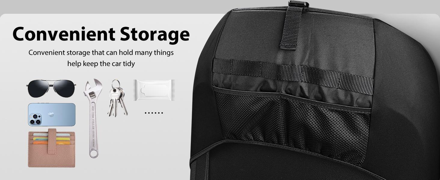 CAR PASS Oxford Bling Diamond Car Seat Covers 2 Front Interior Sets, Waterproof Shining Glitter Sparkly Crystal Universal Armrest Fit 95% Automotive Truck SUV Cute Women Girl, Black Blue Rhinestone