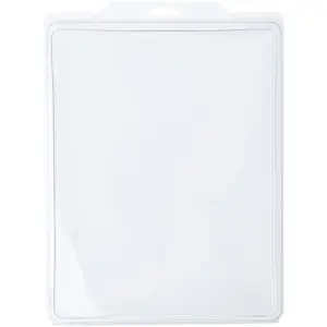 Collecting Warehouse Clear Plastic Clamshell Package / Storage Container, 11" H x 8.5" W x 0.625" D