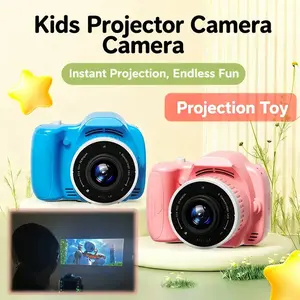 Latest Kids Projection Digital Camera with Real Projection, Photo & Video, Mini Games, Creative Children’s Toy & Ideal Gift for Boys Girls