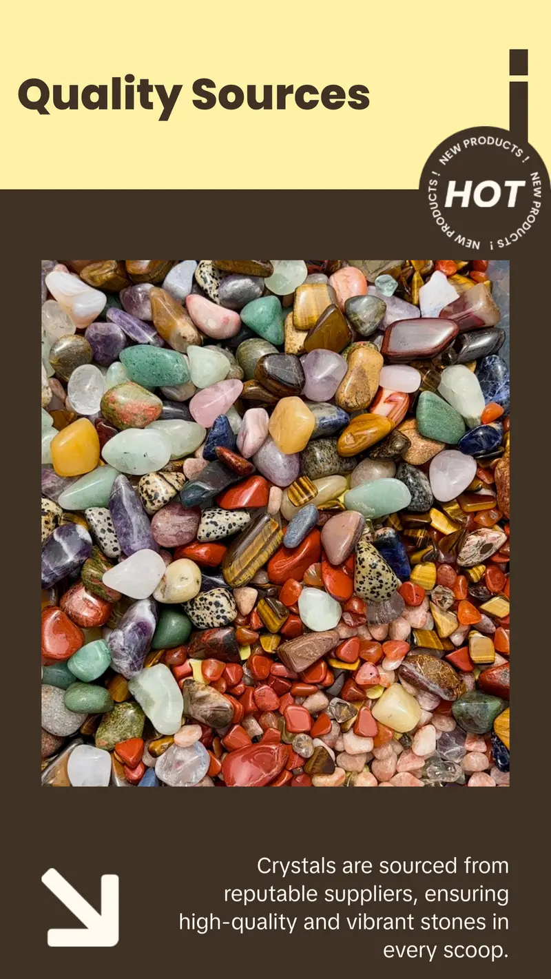 Natural Stone Confetti Mix by New Moon Beginnings