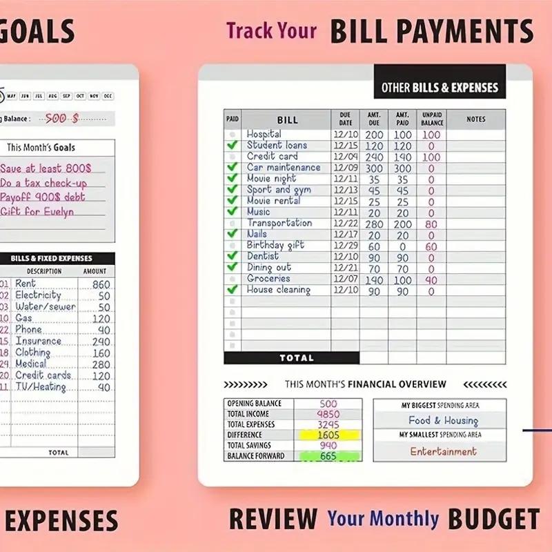 Bill Payment Planner And Organizer: Bill Tracker| Monthly Bill Payment Tracker and Organizer| Bill Planner| 120 Pages and 8.5 x 11 lnches 2| ...| Bill organizer| Bill paying organizer