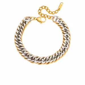 Chunky Two Toned Bracelet