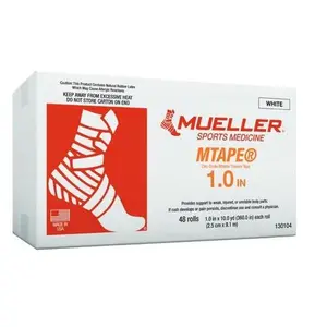 Mueller MTape Athletic Tape 1"x10 yd White