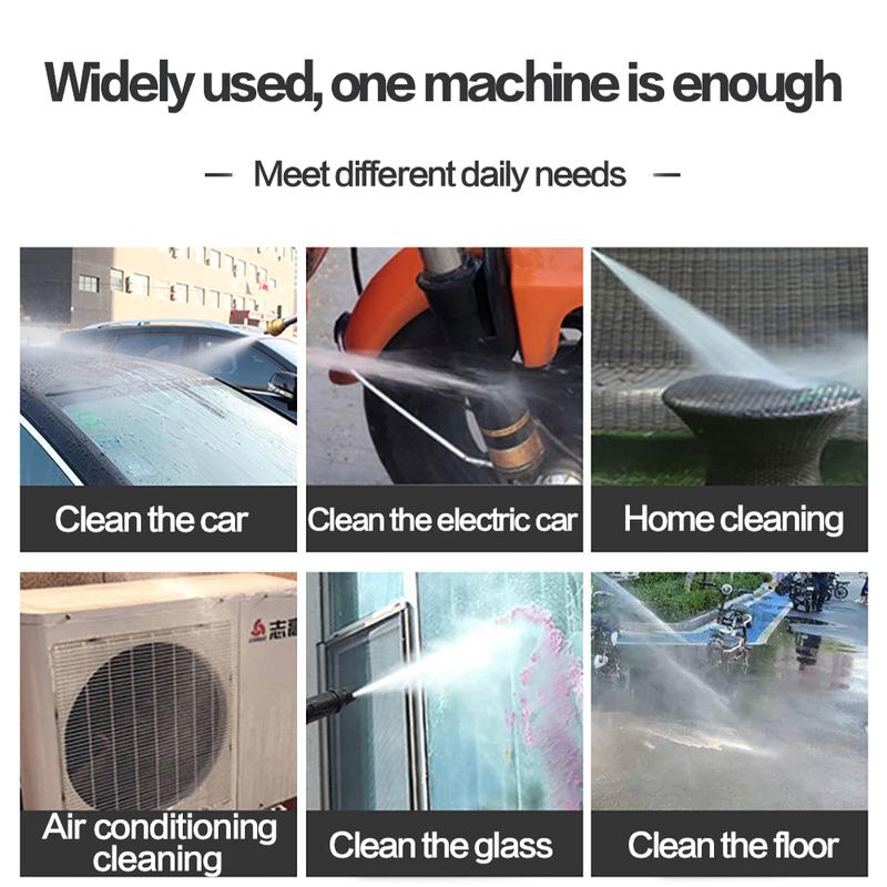 Joysync Electric Pressure Washer 2600 Max PSI 4.8 GPM Electric Powered Washers, Built-in Carry Handle, Detachable Foam Cannon, Pro-Style Wand,Nozzle Set, for Cars/Fences/Driveways/Home/Patios