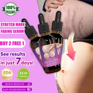 Repairs stretch marks, restores skin elasticity, and moisturizes.