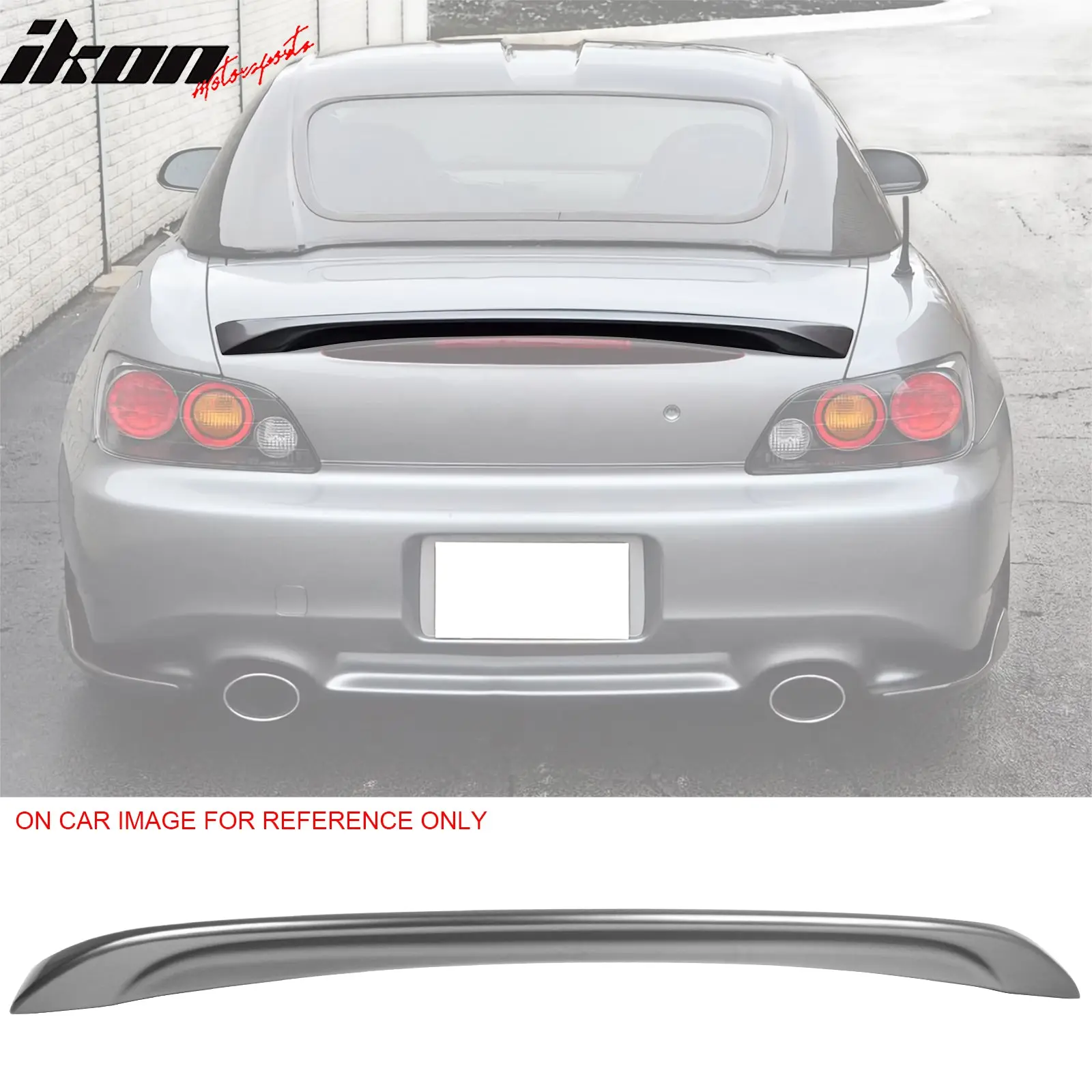 Trunk Spoiler for Honda S2000 2000-2009 OE Style Painted #NH745M Silver