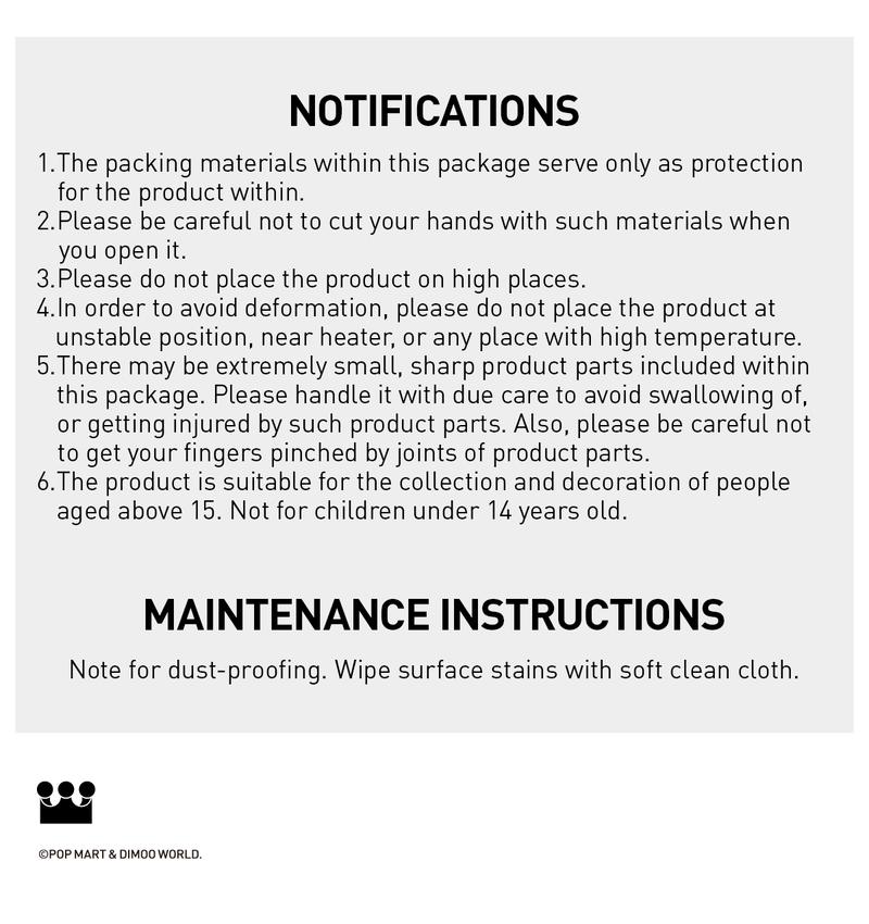 POP MART DIMOO Gentleman Series 1/8 Action Figure