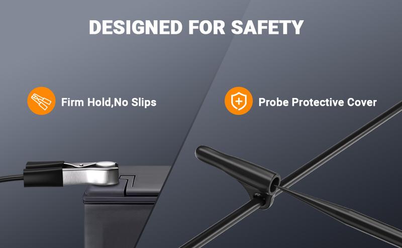 Enhanced Automotive Test Light, 3V-48V Digital Fuse Tester with Automatic Bidirectional Tester, Portable Design, and Precise Measurement for , RV, and