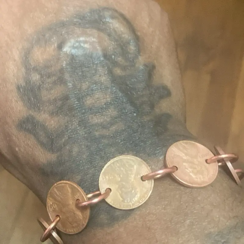 Copper penny bracelets