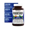 【FarmHaven】Magnesium Glycinate & Malate Complex with Vitamin D3, Supports Bone Health, Nerves, and Muscles, 60-Day Supply Dietary Supplement. Nutrition Healthcare