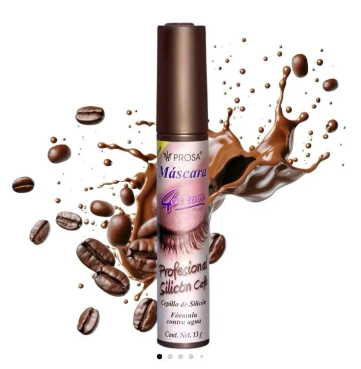Prosa Mascara- Choice one of the 10 Rimel prosa- Maxi-Volumen Micro-Fibras-Professional Silicon, Silicone Café Waterproof 4-in-1 Oils Natural  Eyelash Weather Resistant Cosmetic Makeup Flawless