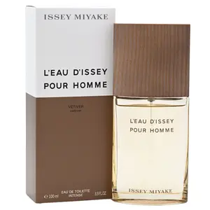 Leau DIssey Vetiver by Issey Miyake EDT Intense 3.3 / 3.4 oz New in Box