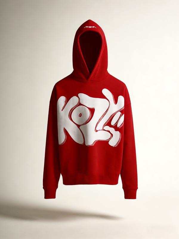 Y2k Hoodies Puff Print Hoodie Grunge Graphic Zip Up Y2k Jacket Hip Hop Streetwear Aesthetic Sweatshirts Mens Fashion