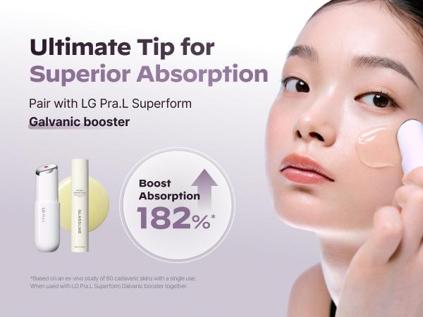 [LG Pra.L] GLASSLIKE Vita Glow Ampoule Serum 20ml | Dark Spot Corrector with Niacinamide, Vitamin C, Tranexamic Acid, Improves Dull & Uneven Skin Tone, Korean Skincare, Skin Tone Improvement and Firming, Hydration Boosting, Device Pairing Serum