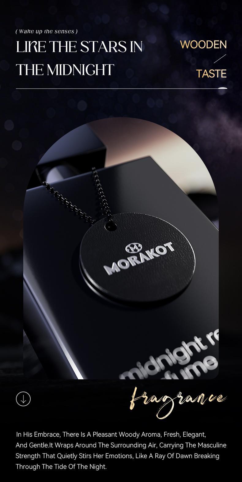 Morakot Midnight Marine Eau De Parfum Unisex 50ml Ocean Fresh Scent Premium Aromatic Woody Fragrance with Bergamot Coconut Amber for Him & Her Bold Arabian Perfume Luxurious Gift